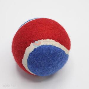 Round elastic red-blue pet training ball