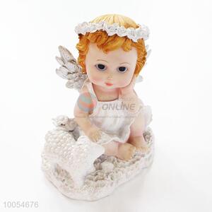 Gifts crafts angle resin sculpture for home decoration