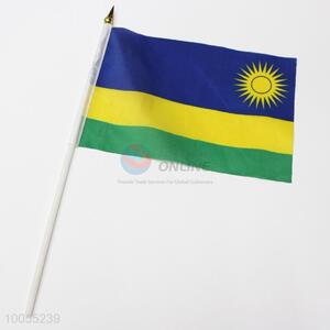 Multifunctional 14*21cm Rwanda <em>flag</em>/hand signal <em>flag</em>