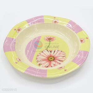 Colorful Round Melamine Plate