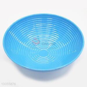 Blue Striped Melamine Bowl