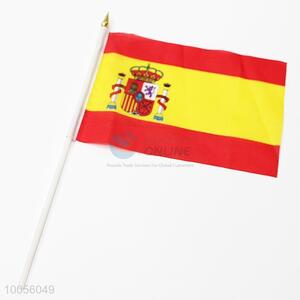 Small Size Spain Polyester Flag/Hand Signal Flag
