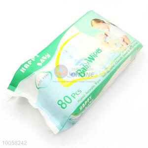 80pcs hygenic antiseptic baby wipes with aloe vera