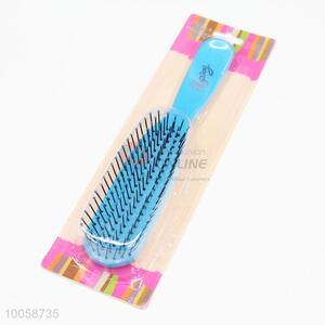Fashion style professional blue plastic hair brush