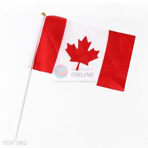 Canada Hand Flags With Plastic Pole