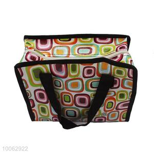 Green Zip Lock Non Woven Shopping Bag/Travelling Bag