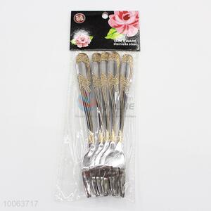 Wholesale 6 pieces sliver  forks