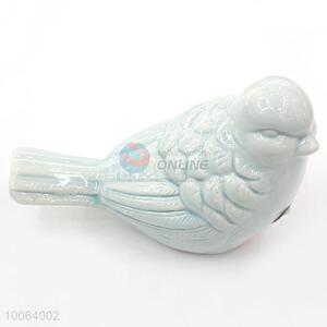 Light blue porcelain birds ceramic birds ceramic decoration