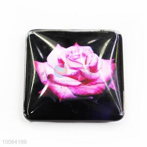 Square Flower Pattern Fridge Magnet