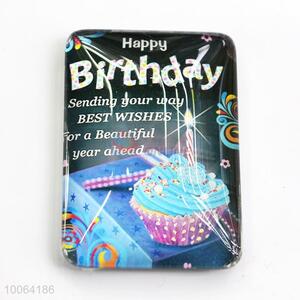 Cake Pattern Glass Fridge Magnet