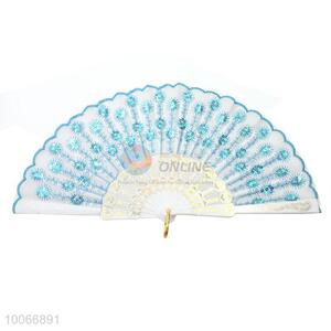 Wholesale decorative folding hand fans plastic fan