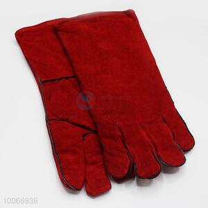 Hot Selling 14 Cun Anti-static Cattlehide Safety Gloves