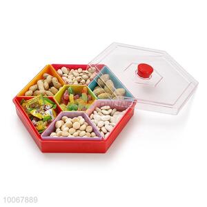 Candy dish with transparent lid in high quality