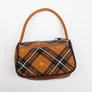 Hot new fashion designer brown grid pattern bag women handbags
