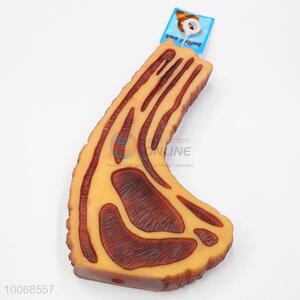 Wholesale Cheap New China High Quality Streaky Pork Shaped Squeaky Dog Pet Toy