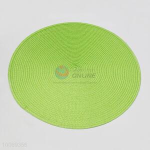 Black/blue/green round shaped pvc cup coasters/mat placemat