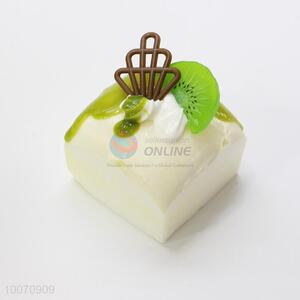 Wholesale Square Cake with Kiwi Fruit Fridge Magnet