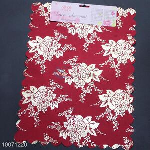 Hot Stamping Printed Table Mat 100% Polyester Placemat