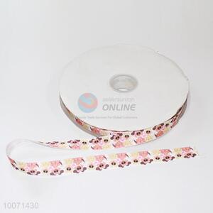 Custom 100% polyester grosgrain ribbon