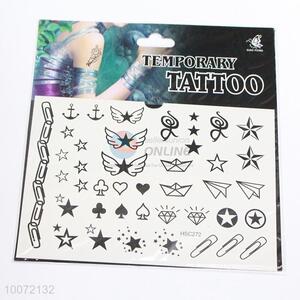 Wholesale black eco-friendly body tattoo sticker