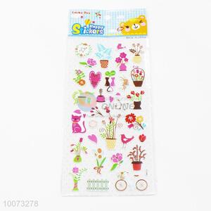 Colorful Flowers Stickers for Children