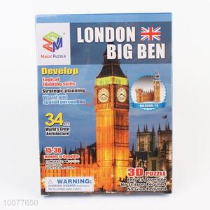 Educational Toys Kids London Big Ben Model 3D puzzle