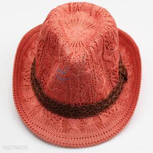 Summer woven polyester beach sun hats for women