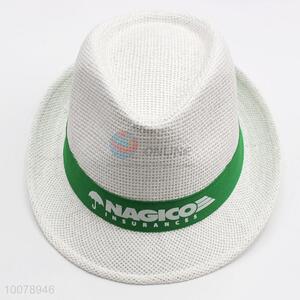 New style shade sun beach white paper hat for summer