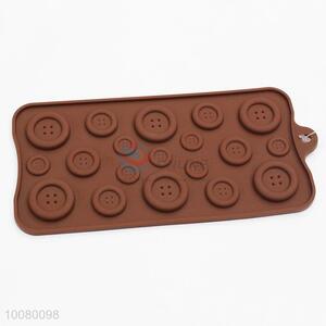 Hot sale button shape silicone chocolate mould