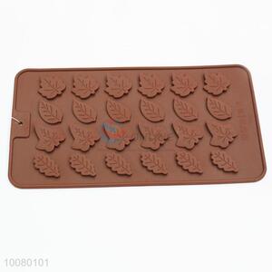 Leaf shape silicone chocolate cookie moulds
