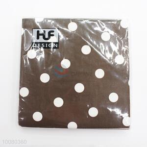 20pcs White Dots Eco-friendly Printed Paper Napkins