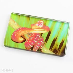 High quality snake pattern souvenir gift fridge magnet