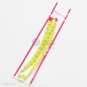 Yellow Flower Printed Curved Nail File