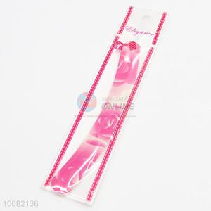 Pink Flower Curved Nail File