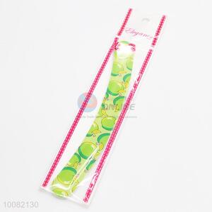 Green Apple Printed Curved Nail File