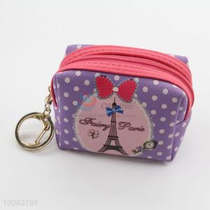 Low price wholesale square coin purse key purse