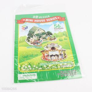 Cartoon house puzzle 3D diy puzzle toys