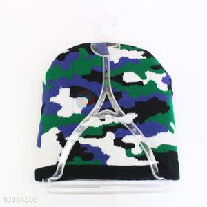 Jacquard Acrylic Fiber&Polyester Knitted Cap/Hat