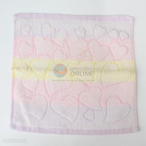 Best sale hearted printing cotton towel