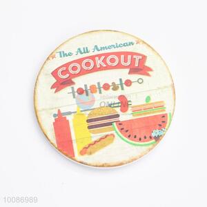 Cookout Round Cup Mat/Coaster