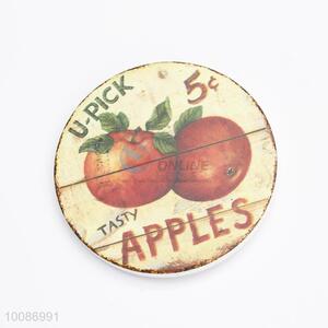 Apple Round Cup Mat/Coaster