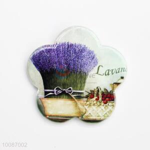 New Arrivals Flower Shaped Ceramic Fridge Magnet