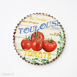 Tomate Round Ceramic Fridge Magnet