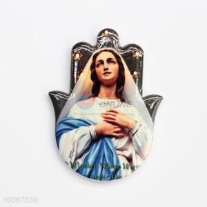 Portrayal Hand Shaped Ceramic Fridge Magnet