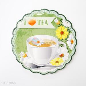 Afternoon Tea Flower Shaped Ceramic Placemat/Tablemat