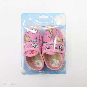 Pink newborn baby shoes for girls