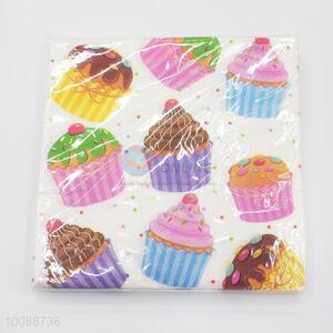 Sweety cake tableware paper dinner napkin