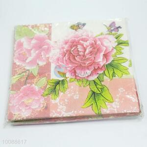 Popular printed paper napkin for festival dinner decoration