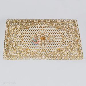 Modern style golden table placemats and coasters