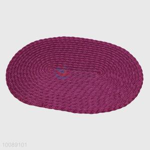 Fashion purple/green oval table food placemat